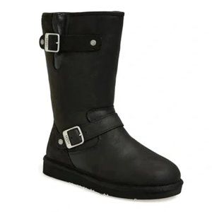 UGG | Kensington Moto Biker Boot - Black Lining